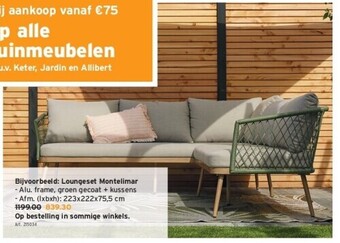 GAMMA Loungeset montelimar aanbieding