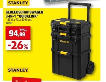 Hubo Gereedschapswagen 3-in-1 “quicklink” aanbieding