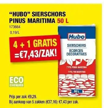 Hubo “hubo” sierschors pinus maritima 50 l aanbieding