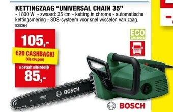Hubo Kettingzaag “universal chain 35” aanbieding