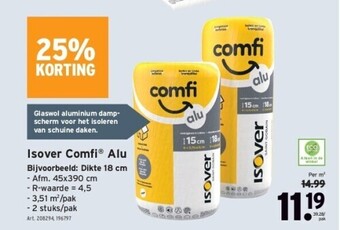 GAMMA Isover comfi ® alu aanbieding
