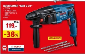 Hubo Boorhamer “gbh 2-21” aanbieding