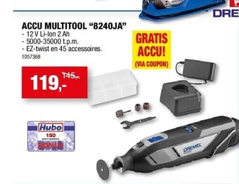 Hubo Accu multitool “8240ja” aanbieding