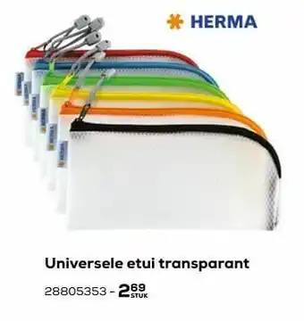 Universele etui transparant