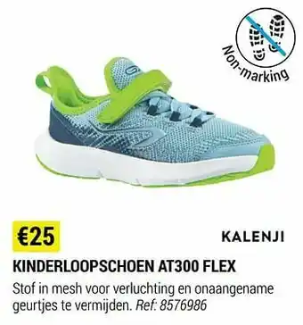 Decathlon Kinderloopschoen at300 flex aanbieding