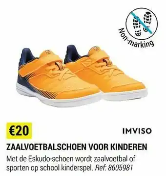 Decathlon Zaalvoetbalschoen voor kinderen aanbieding