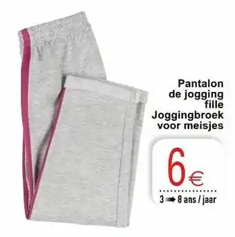 Pantalon de jogging fille joggingbroek voor meisjes