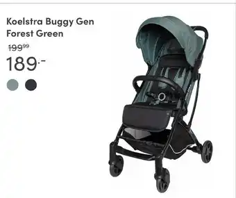 Baby & Tiener Koelstra Buggy Gen Forest Green aanbieding