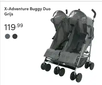 Baby & Tiener X-Adventure Buggy Duo Grijs aanbieding