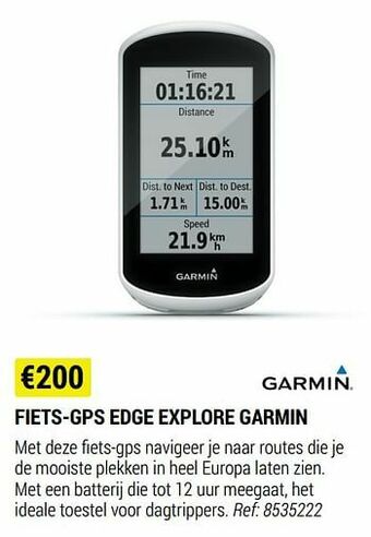 Decathlon Fiets-gps edge explore garmin aanbieding
