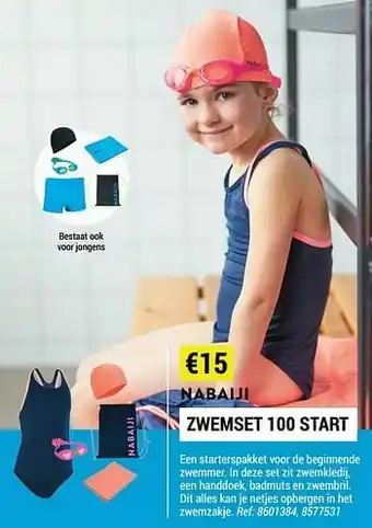 Decathlon Zwemset 100 start aanbieding