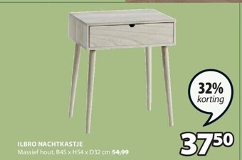 Jysk Ilbro nachtkastje aanbieding