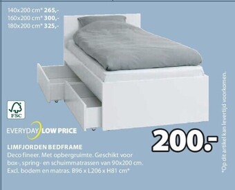 Jysk Limfjorden bedframe aanbieding