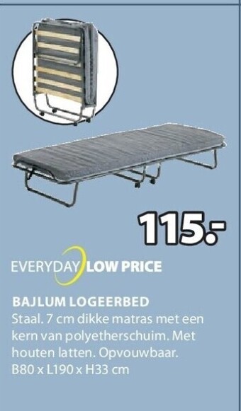 Jysk Bajlum logeerbed aanbieding