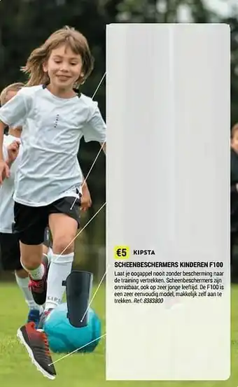 Decathlon Scheenbeschermers kinderen f100 aanbieding