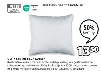 Jysk Ulvik synthetisch kussen aanbieding