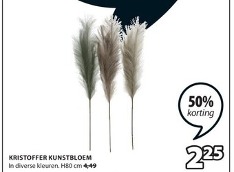 Jysk Kristoffer kunstbloem aanbieding