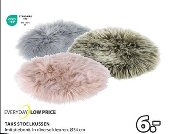 Jysk Taks stoelkussen aanbieding