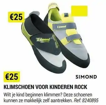 Klimschoen voor kinderen rock