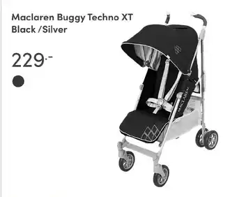 Baby & Tiener Maclaren Buggy Techno XT Black/Silver aanbieding