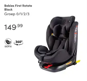 Baby & Tiener Bebies First Rotate Black aanbieding