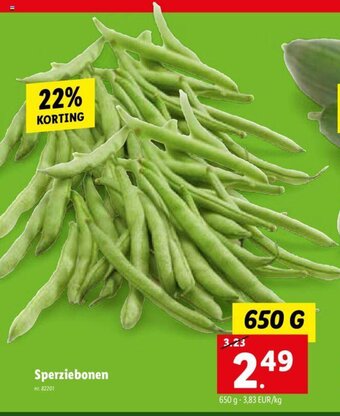 Sperziebonen