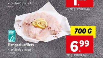 Lidl Pangasiusfilets aanbieding