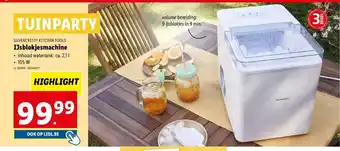Lidl SILVERCREST KITCHEN TOOLS IJsblokjesmachine 105 W aanbieding