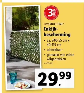 Lidl LIVARNO HOMEⓇ Inkijk-bescherming aanbieding