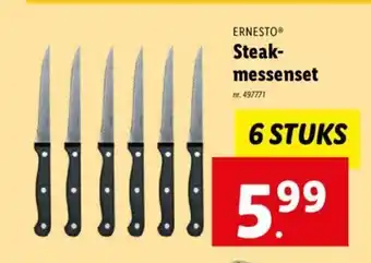 ERNESTOⓇ Steak- messenset
