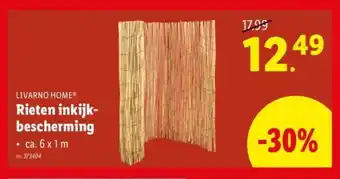 Lidl LIVARNO HOMEⓇ Rieten inkijk-bescherming aanbieding