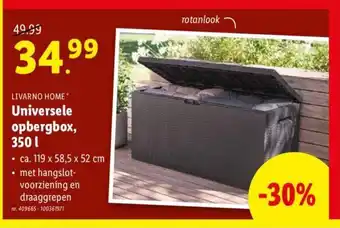 Lidl LIVARNO HOME Universele opbergbox, 350 L aanbieding