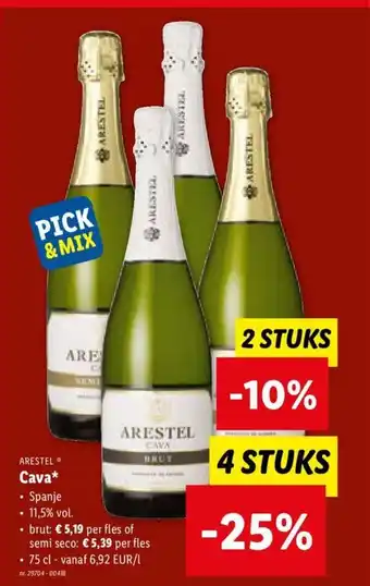 Lidl ARESTEL® Cava aanbieding