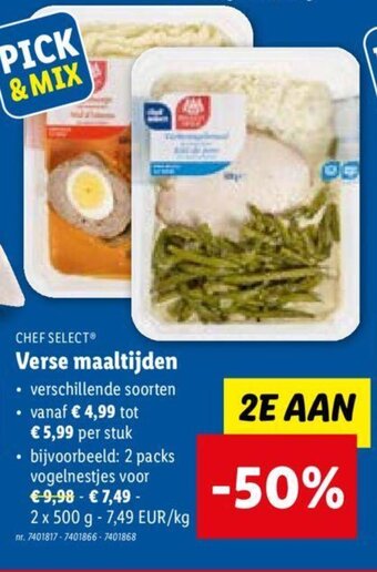 Lidl CHEF SELECT® Verse maaltijden aanbieding