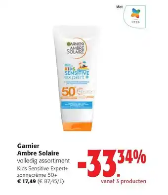 Colruyt Garnier Ambre Solaire aanbieding