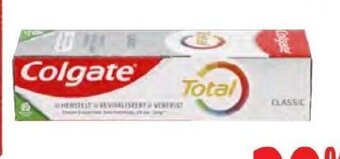 Colruyt Colgate Tandpasta Total Classic 75 ml aanbieding