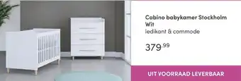 Cabino babykamer Stockholm Wit