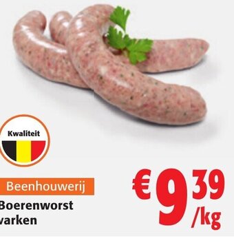 Colruyt Boerenworst varken aanbieding