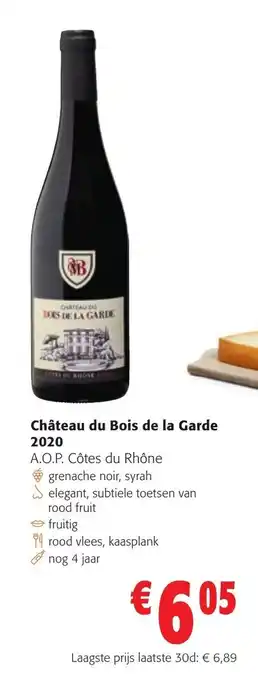 Colruyt Château du Bois de la Garde 2020 aanbieding
