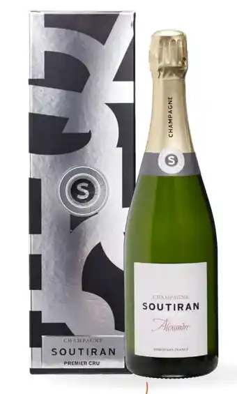 Colruyt Champagne Soutiran 'Alexandre' brut Premier Cru 75CL aanbieding
