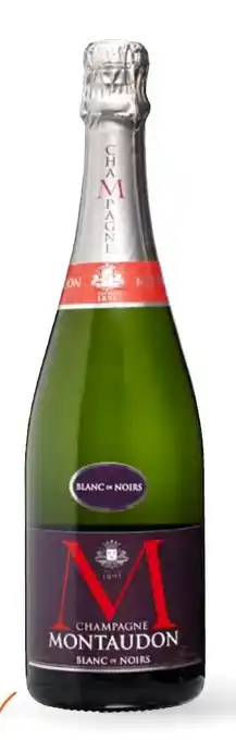 Colruyt Champagne Montaudon Blanc de Noirs brut 75 cl aanbieding