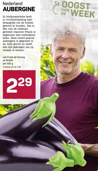 Ekoplaza AUBERGINE 500g aanbieding