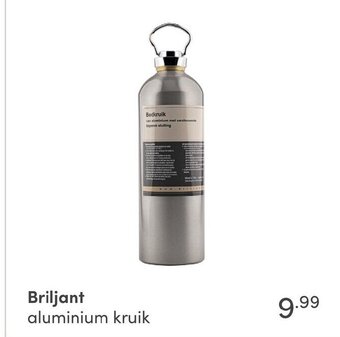 Briljant aluminium kruik