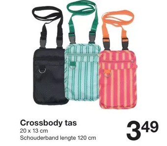 Zeeman Crossbody tas aanbieding