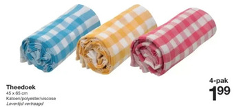 Zeeman Theedoek aanbieding