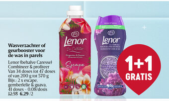 Delhaize Wasverzachter of geurbooster voor de was in parels aanbieding