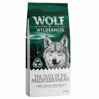 Zooplus 12kg The Taste Of The Mediterranean Wolf of Wilderness Hondenvoer aanbieding