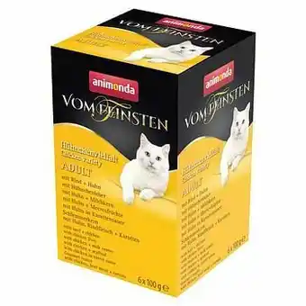 Zooplus Animonda vom Feinsten Adult Mixpakket 6 x 100 g Kattenvoer - Kalkoenvariatie (6 Soorten) aanbieding