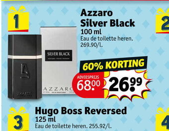 Kruidvat Azzaro Silver Black 100 ml aanbieding