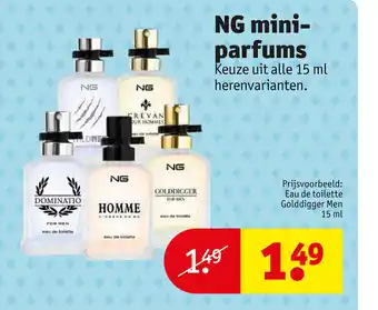 Kruidvat NG mini- parfums aanbieding
